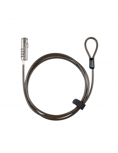 CABLE SEGURIDAD TOOQ NANO 2.5X6MM COMBINACION PORTATIL