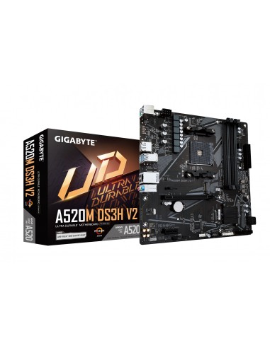 PLACA BASE GIGABYTE A520M DS3H V2 AM4 MATX 4XDDR4