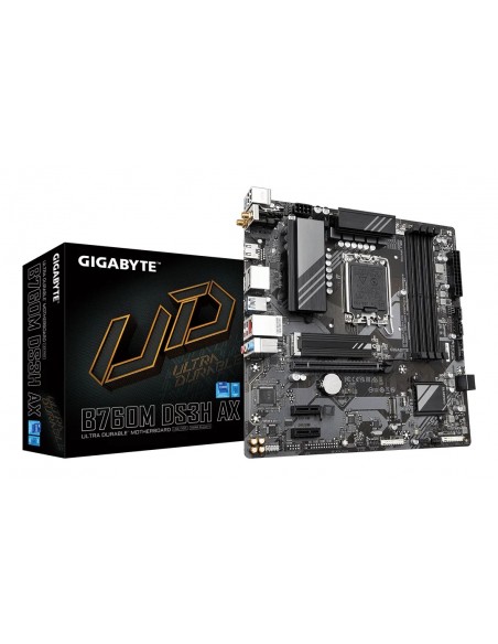 PLACA BASE GIGABYTE B760M DS3H AX G12 1700 MATX 4XDDR5