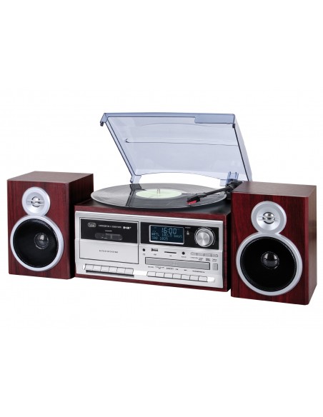 TOCADISCOS TREVI TT 1072 DAB TURNTABLE +DAB+AW+ENCODING DARK WOOD TOCADISCOS TREVI TT 1072 DAB TURNTABLE +DAB+AW+ENCODING DARK WOOD