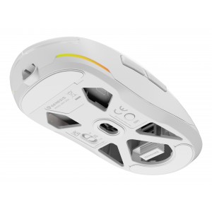 RATON GAMING GENESIS ZIRCON 660 PRO WIRELESS BT USB 26000 DPI BLANCO 2