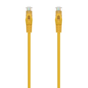 CABLE RED AISENS LATIGUILLO RJ45 LSZH CAT.6A UTP AWG24 0.5M AMARILLO