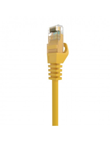 CABLE RED AISENS LATIGUILLO RJ45 LSZH CAT.6A UTP AWG24 0.5M AMARILLO