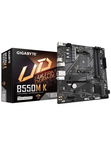 PLACA BASE GIGABYTE B550M K AM4 MATX 4XDDR4