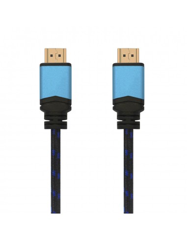 CABLE HDMI AISENS V2.0 PREMIUM 4K60HZ 18GBPS A M-A M 2.0M NEGRO AZUL