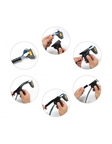 ORGANIZADOR CABLE AISENS EN ESPIRAL 25MM NEGRO 1.0M