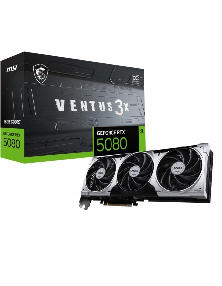 TARJETA GRAFICA MSI RTX 5080 16G VENTUS 3X OC PLUS