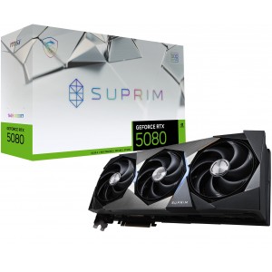 TARJETA GRAFICA MSI RTX 5080 16G GAMING SUPRIM SOC