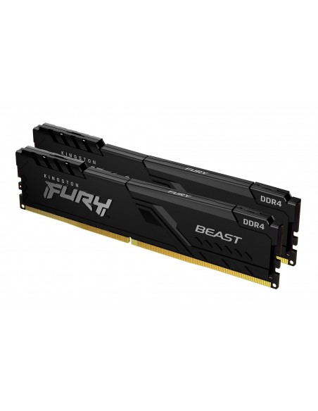 DDR4 KINGSTON 2x 32GB 3600 FURY BEAST NEGRO