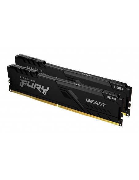 DDR4 KINGSTON 2x 16GB 3200 FURY BEAST NEGRO