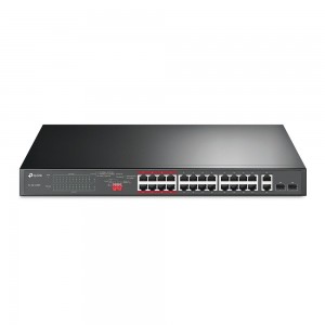 SWITCH TP LINK TL-SL1226P   24xFAST POE+, 2x1G POE+, 2xSFP, 250W
