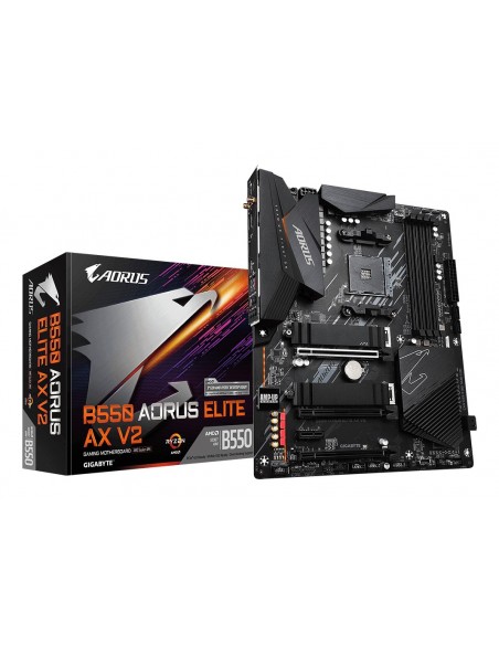 PLACA BASE GIGABYTE B550 AORUS ELITE AX V2 AM4 MATX 4XDDR4