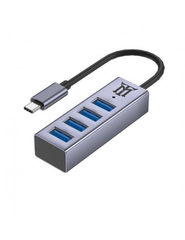 HUB MAILLON PREMIUM TIPO C 3.1 TO USB 3.2 ALUMINIO 4.1