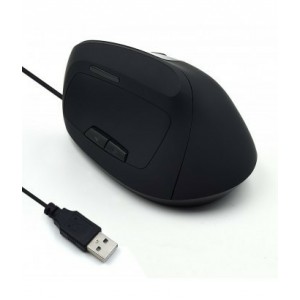 RATON USB EWENT ERGONOMICO OPTICO HASTA 1800 DPI 5 BOTONES NEGRO 2