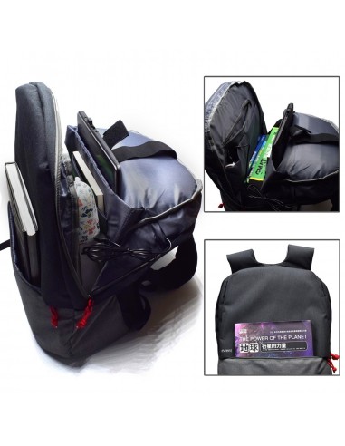MOCHILA EWENT PARA PORTATIL- 17.3'' NEGRA CON PUERTO DE CARGA USB
