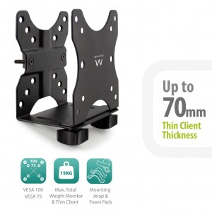 SOPORTE ORDENADOR EWENT VESA PARA MINI PC 2