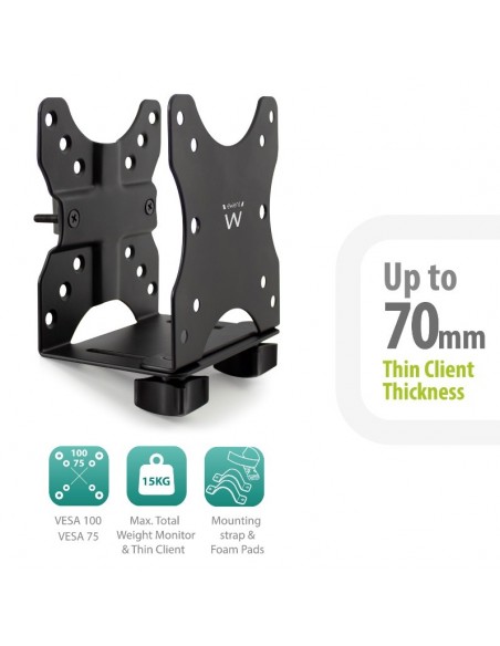 SOPORTE ORDENADOR EWENT VESA PARA MINI PC SOPORTE ORDENADOR EWENT VESA PARA MINI PC