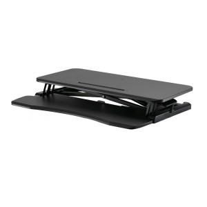 MESA EWENT DE TRABAJO SIT STAND DE ALTURA REGULABLE CON BANDEJA PARA TECLADO 2