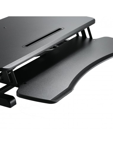 MESA EWENT DE TRABAJO SIT STAND DE ALTURA REGULABLE CON BANDEJA PARA TECLADO