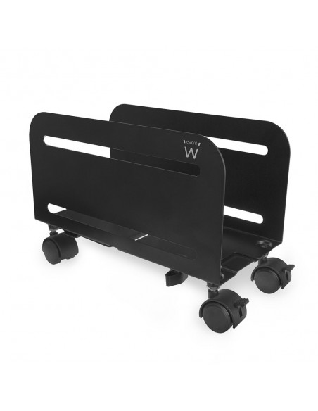 SOPORTE ORDENADOR EWENT CAJON AJUSTABLE CON RUEDAS METAL