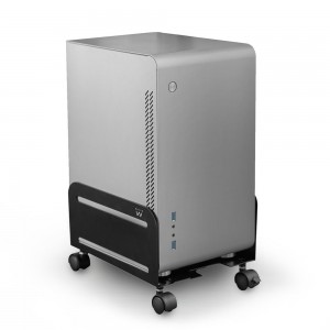 SOPORTE ORDENADOR EWENT CAJON AJUSTABLE CON RUEDAS METAL 2