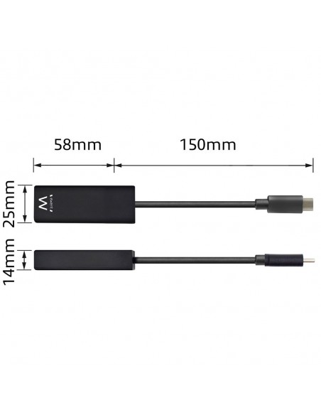 CABLE USB EWENT TIPO C A LAN GIGABIT CABLE USB EWENT TIPO C A LAN GIGABIT