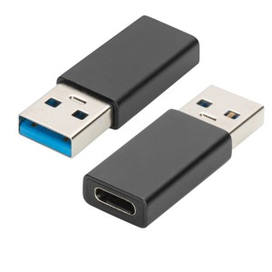 ADAPTADOR EWENT USB 3.2 GEN 1 TIPO A M   USB-C F CUERPO DE ALUMINIO