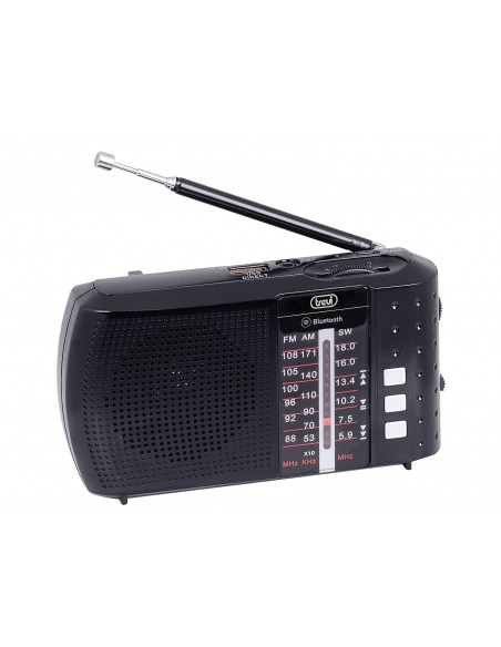 RADIO PORTATIL TREVI MULTIBANDA BLUETOOTH USB MICRO SD RA 7F20 BT NEGRO