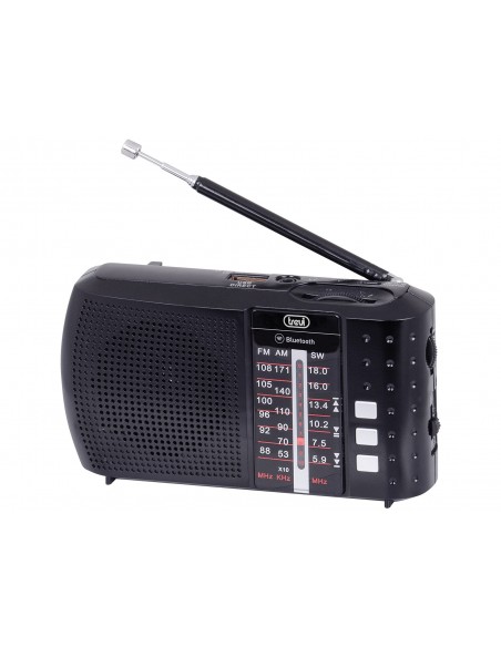 RADIO PORTATIL TREVI MULTIBANDA BLUETOOTH USB MICRO SD RA 7F20 BT NEGRO