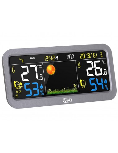 ESTACION METEOROLOGICA TREVI ME 3P20 RC PANTALLA A COLOR Y SENSOR EXTERNO