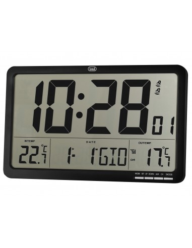 RELOJ PARED TREVI OM 3560 RC DIGITAL RADIOCONTROLADO CON SENSOR EXTERNO
