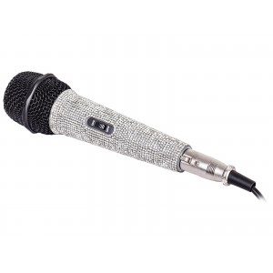 MICROFONO TREVI UNIDIRECCIONAL EFECTO DIAMANTE CON CABLE EM 30 STAR