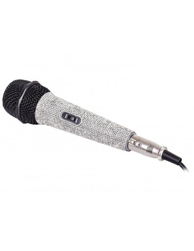 MICROFONO TREVI UNIDIRECCIONAL EFECTO DIAMANTE CON CABLE EM 30 STAR