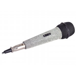 MICROFONO TREVI UNIDIRECCIONAL EFECTO DIAMANTE CON CABLE EM 30 STAR 2