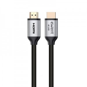 CABLE HDMI 2.0 EWENT PREMIUM HIGH SPEED CON ETHERNET NEGRO M M 1,8M 4K 60HZ
