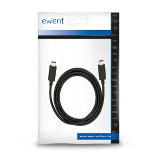 CABLE USB 3.2 EWENT GEN1 TYPE C SUPERSPEED 10GBPS 5A VIDEO DISPLAY 4K 60HZ 1M 2