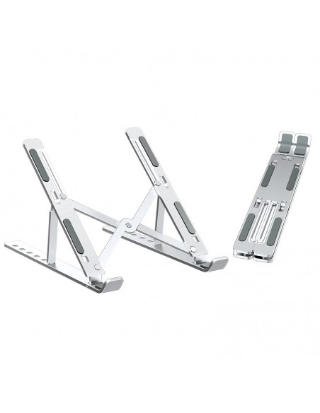 SOPORTE EWENT PLEGABLE DE ALUMINIO PARA PORTATIL 10-17" ALTURA AJUSTABLE