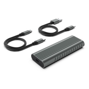 CAJA EXTERNA DISCO DURO EWENT USB-C 3.2 GEN 2 SSD M.2 NVMe SIN TORNILLOS