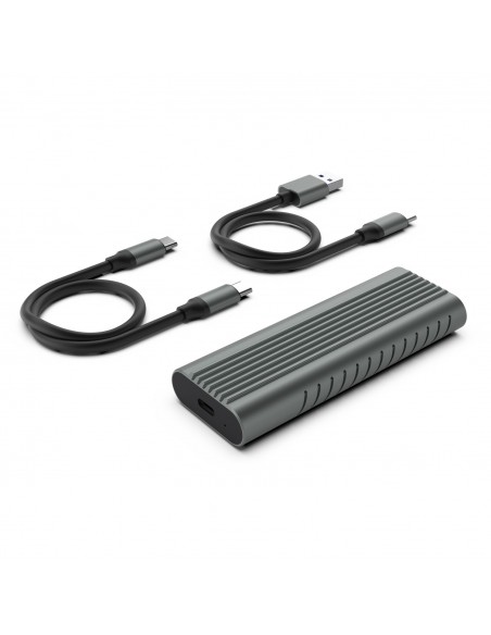 CAJA EXTERNA DISCO DURO EWENT USB-C 3.2 GEN 2 SSD M.2 NVMe SIN TORNILLOS