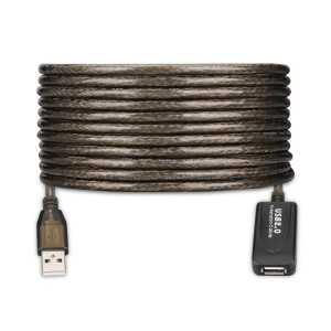 CABLE ALARGADOR EWENT USB 2.0 USB-A AMPLIFICACION SEÑAL 5m NEGRO