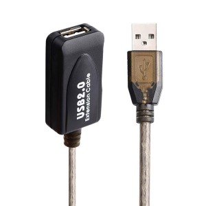 CABLE ALARGADOR EWENT USB 2.0 USB-A AMPLIFICACION SEÑAL 5m NEGRO 2