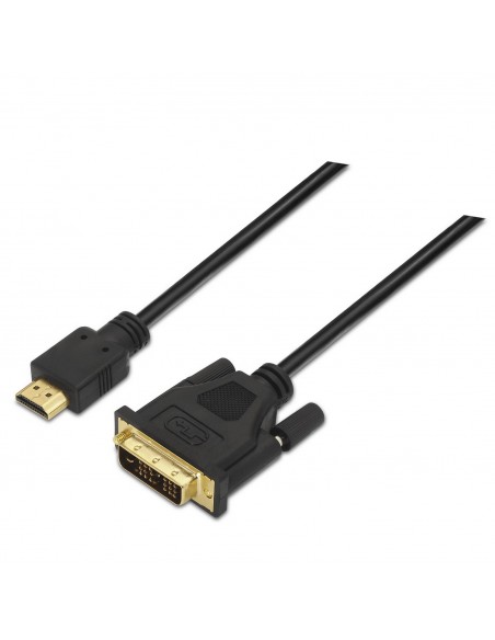 CABLE AISENS DVI A HDMI DVI18 1 M-HDMI A M NEGRO 1.8M