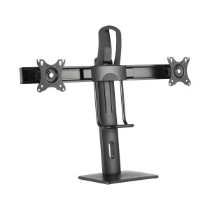 SOPORTE DE MESA PRO AISENS CONTRAPESO GIRA E INCLI 2 MONITORES 17"-27" 6KG NEGRO