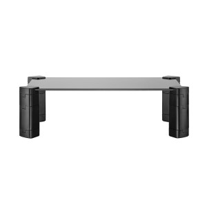 SOPORTE MONITOR AISENS SOPORTE ELEVADOR CRISTAL MONITOR PORTATIL NEGRO 2