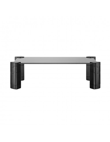SOPORTE MONITOR AISENS SOPORTE ELEVADOR CRISTAL MONITOR PORTATIL NEGRO