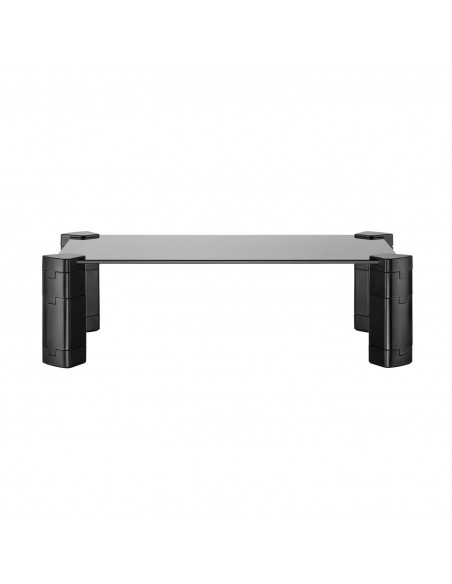 SOPORTE MONITOR AISENS SOPORTE ELEVADOR CRISTAL MONITOR PORTATIL NEGRO