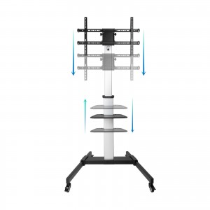 SOPORTE SUELO TOOQ RUEDAS TV HORIZ-VERT "HERA" 37-86" 2