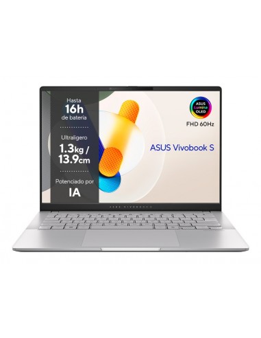 PORTATIL ASUS VIVOBOOK S M5406NA-QD082W R5-7535HS 16GB 512GB 14"OLED W11H