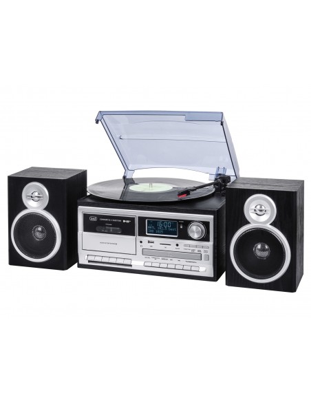 TOCADISCOS TREVI TT 1072 DAB TURNTABLE+DAB+AW+ENCODING BLACK