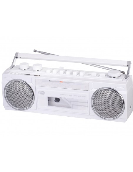 RADIO CASSETTE RR 501 BT PORTABLE RADIO RECORDER +USB+AW WHITE